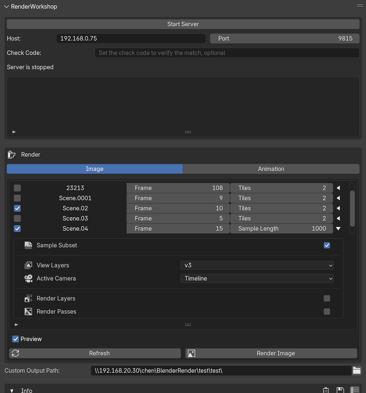 manager extra settings