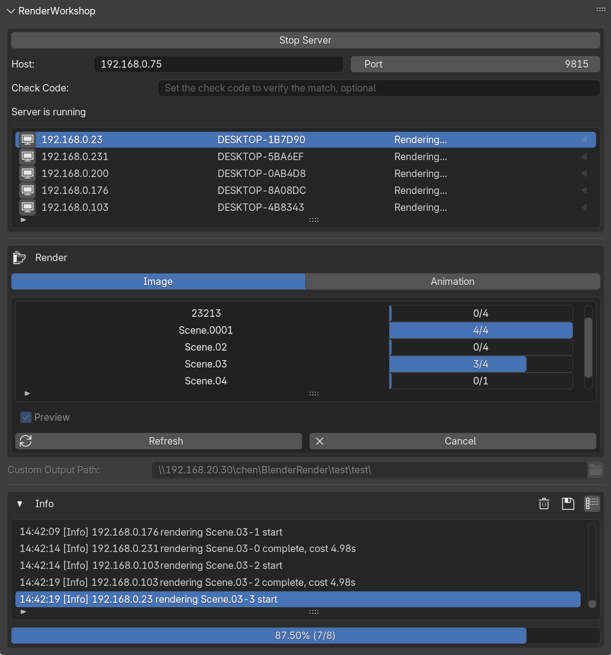manager image rendering